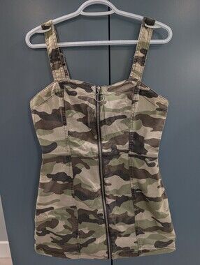 Divided by H&M Camouflage Zip-Up Dress
